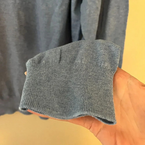 Polo Ralph Lauren Mens Blue Pullover Sweater Large Heather Pima Cotton NWT - Picture 5 of 9